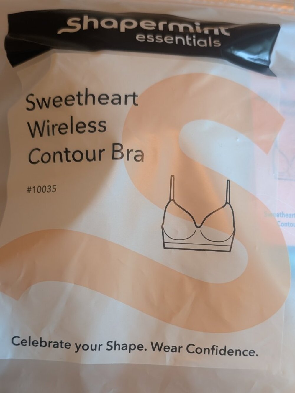 Shapermint Everyday Empower Contour Wireless Bra Large Chai